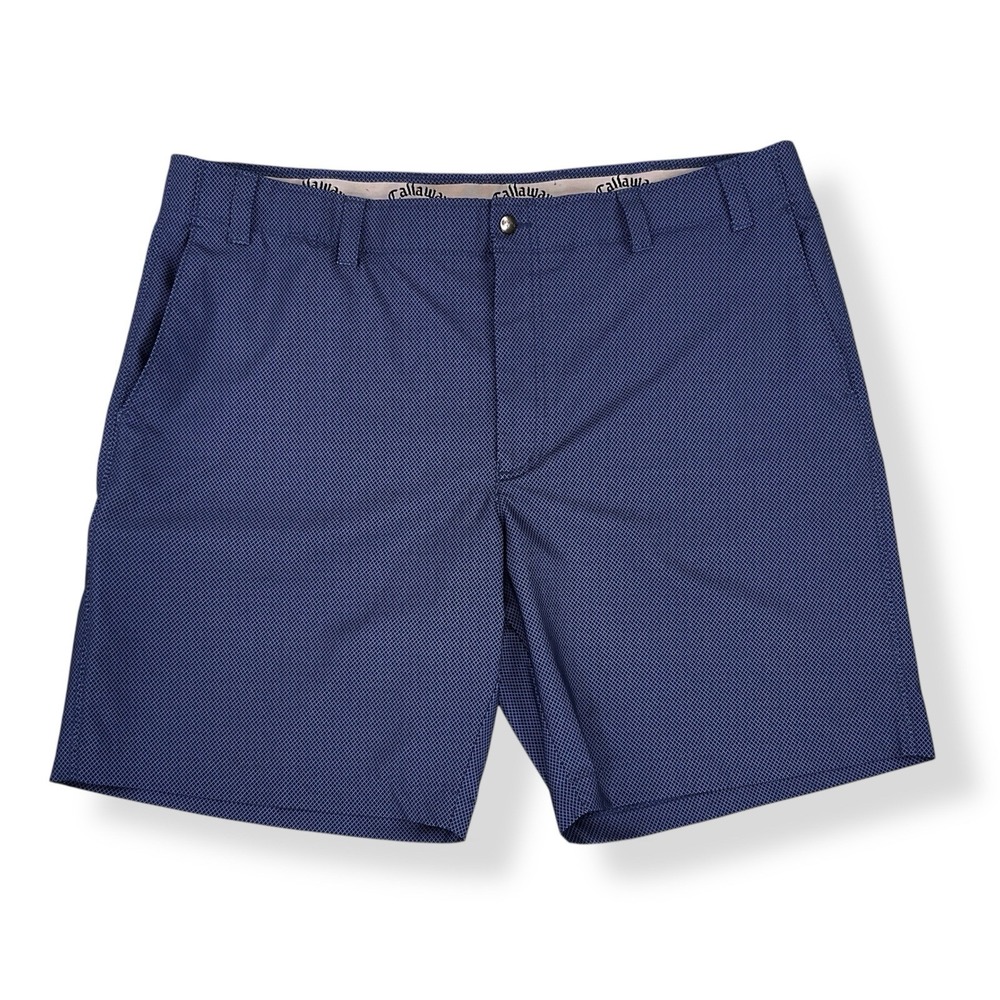 Callaway‎ Shorts Men Size 42 Blue Golf Flex Stretch Print